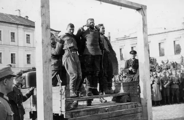 1942. Казнь советских подпольщиков в Могилеве