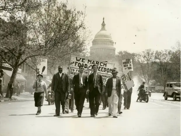 1933. Коммунистический парад, Вашингтон, округ Колумбия