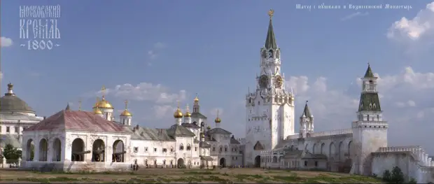 Как выглядел Кремль в 1800 году
