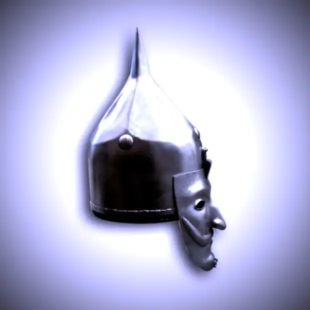 Реконструкция шлема-маски, обнаруженного при исследованиях кургана у села Липовцы (Винницкая область Украины)