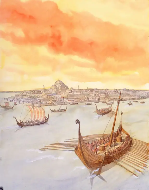 Средневековая Скандинавия на иллюстрациях французского археолога Jean-Claude Golvin