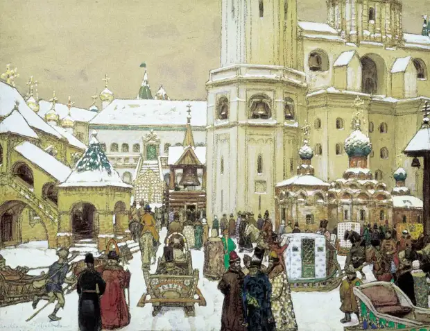 Московский Кремль в картинах Аполлинария Васнецова.