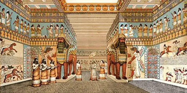 Компьютерная реконструкция Ниневии времен царя Ашшурбанапала