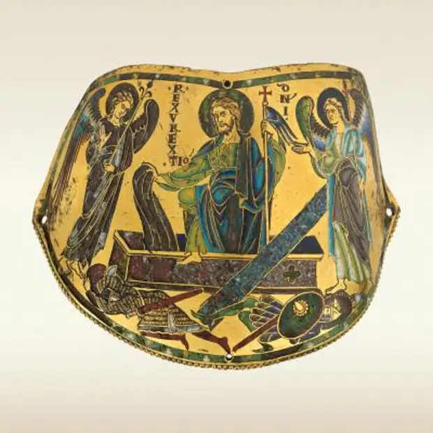 Наплечник (армилла) «Воскресение Христово». Около 1170–1180