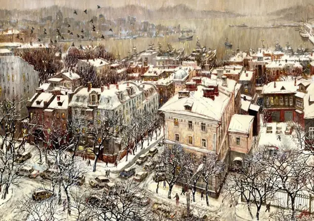 Очарование старого города в картинах Евгения и Оксаны Осиповых