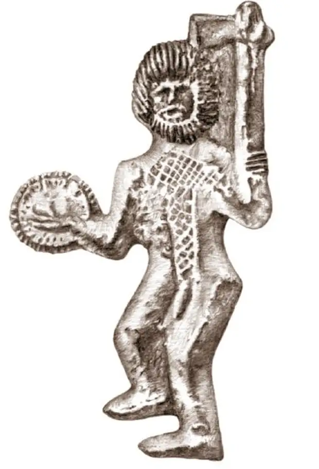 Фигурки славянских языческих богов из Велестинского клада.