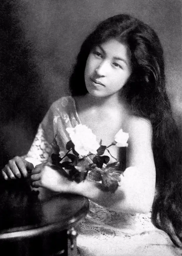 Студийные портреты молодых гейш 1900-х годов