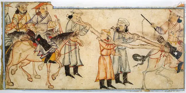 Жизнь монгольской элиты в иллюстрациях Джами ат-Таварих (Сборник летописей) начало 14 века.