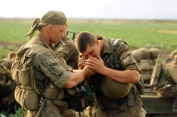 Солдаты первой чеченской.