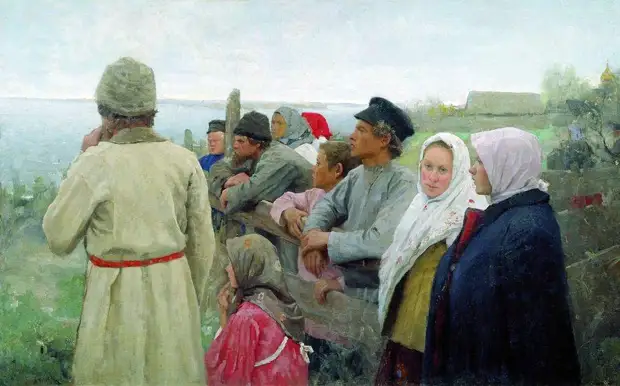 Дореволюционная Россия в картинах Лукиана Попова.