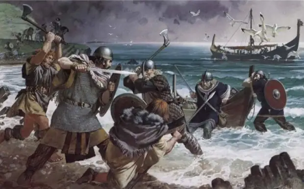 Бой ирландцев с викингами (IX в.н.э.)