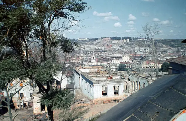 1942. Вид с Соборной горы на Заднепровье