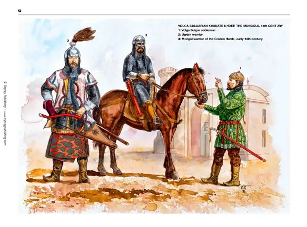 Армии волжских болгар и Казанского ханства