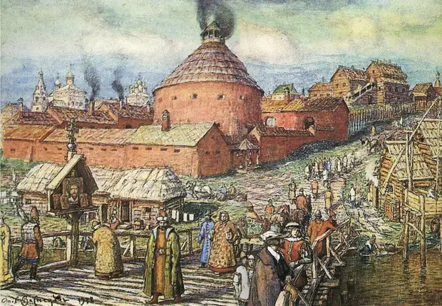 Численность населения средневековой Москвы.