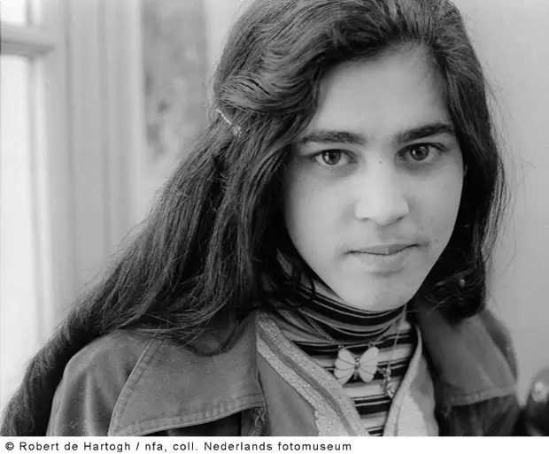 школьница-марокканка в Голландии, 1979