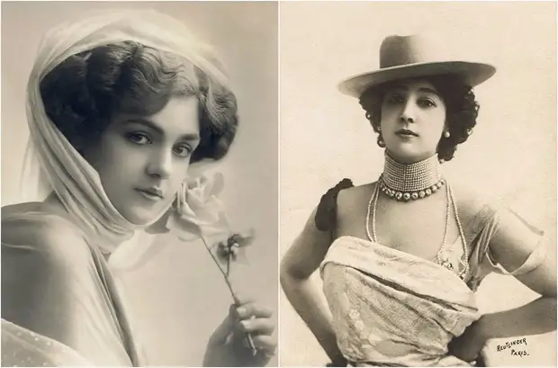 Взгляд в прошлое: женская красота на открытках начала XX века
