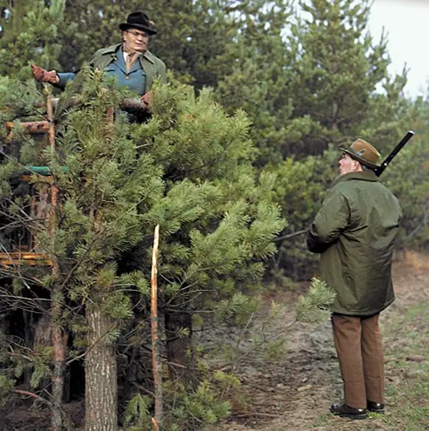 Брежнев и Тито на охоте. Украина, 1973г.