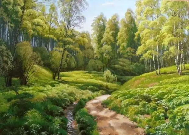 Красота природы России в пейзажной живописи татарского художника - Айрата Гайфулина