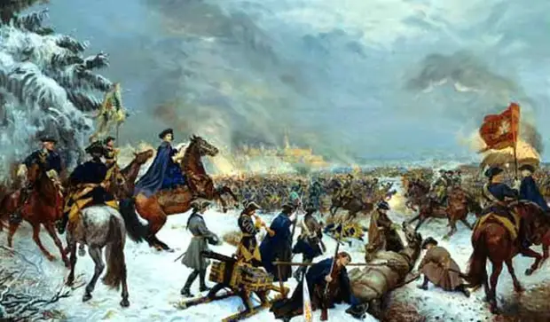22 февраля 1709 года состоялась Краснокутская битва, в которой русская честь спасла шведского короля.