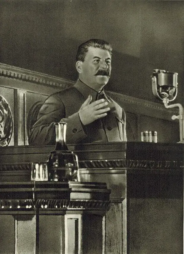 Речь товарища Сталина о либеральной власти. Кинохроника.
