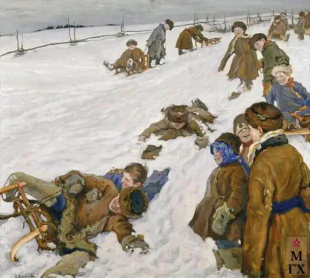 Российское крестьянство в картинах Александра Моравова.
