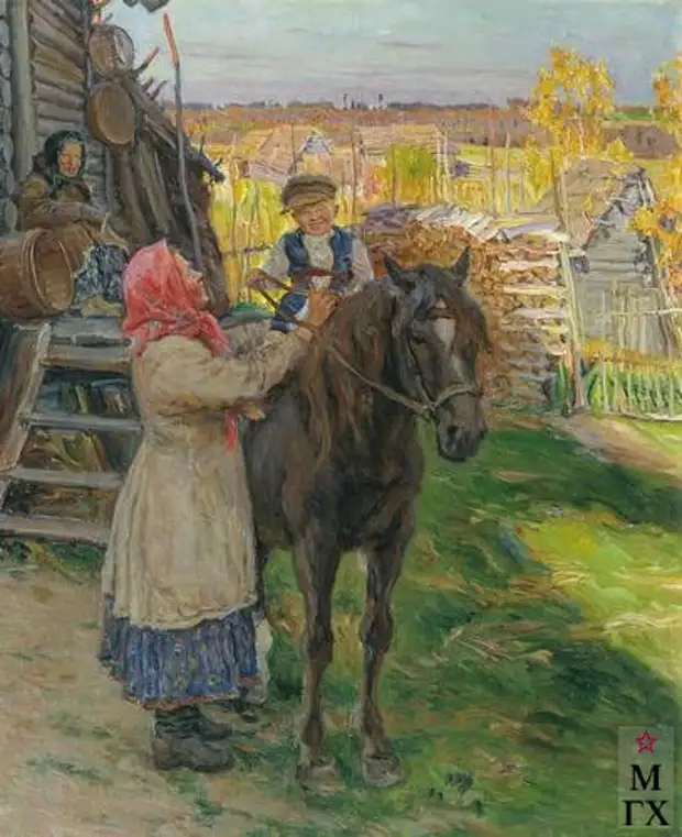 Российское крестьянство в картинах Александра Моравова.