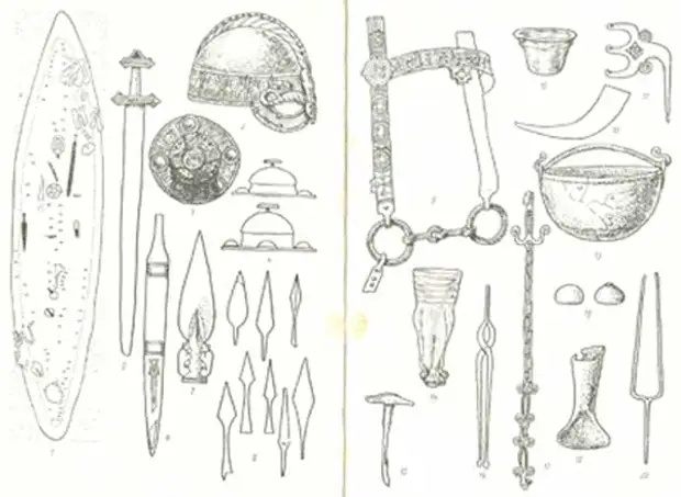 Шведские погребения в ладье VII-XI веков