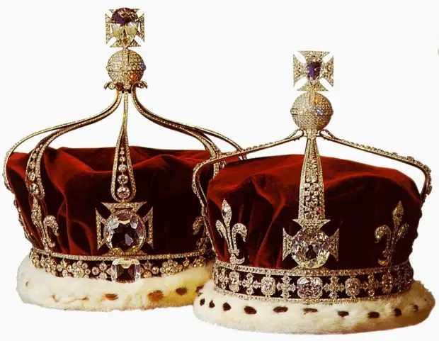 Короны царственных особ