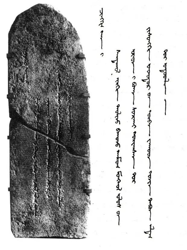 Вертикальное монгольское письмо