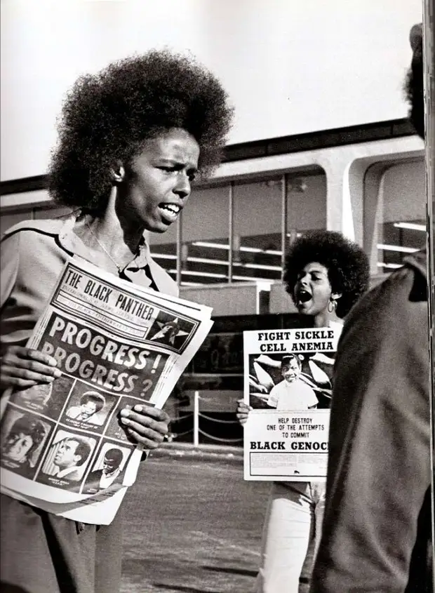 Социальные конфронтации в США 1960-х - 1970-х годов: Леворадикальная Партия черных пантер   (18)