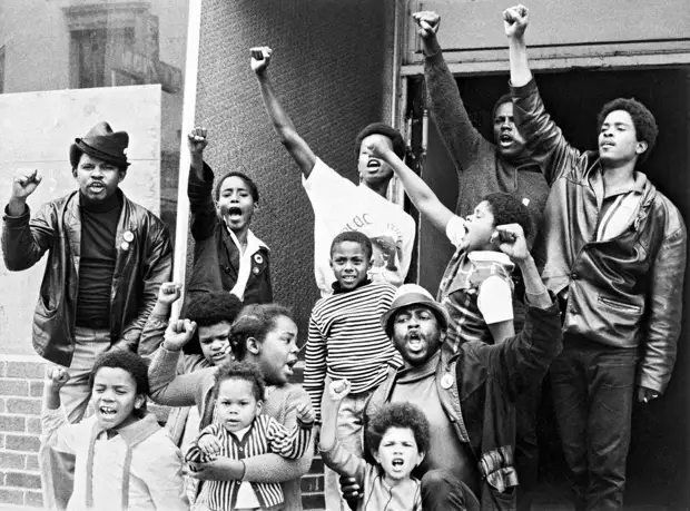 Социальные конфронтации в США 1960-х - 1970-х годов: Леворадикальная Партия черных пантер   (4)