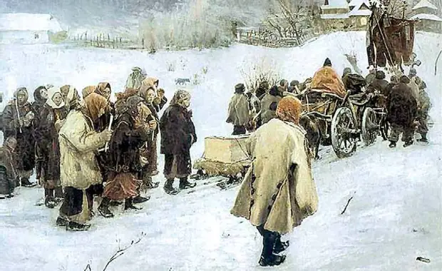 Похоронный обряд в русской культуре