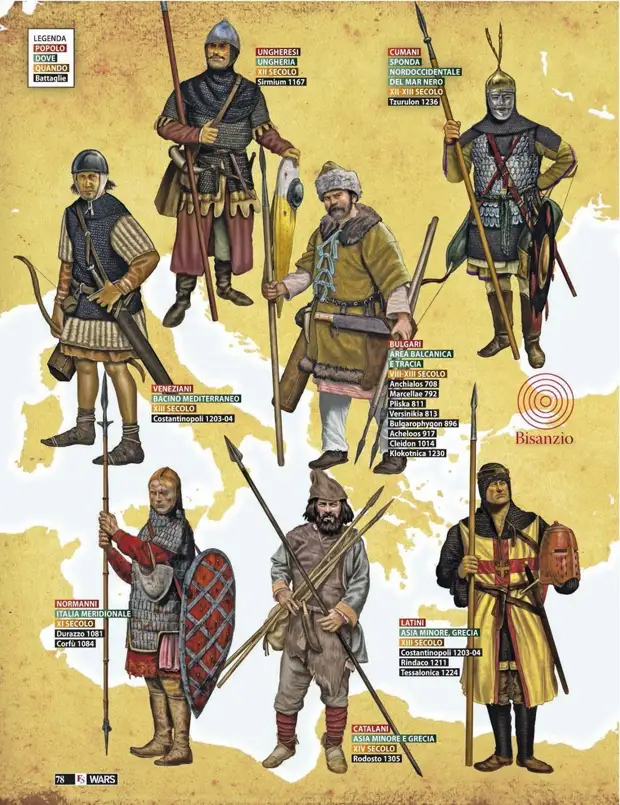 Европейские враги Византии.