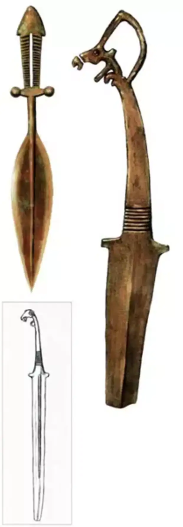 Холодное оружие древних ариев и их родственников