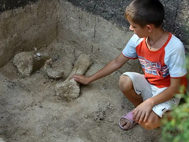 Дом, который построил из костей древний человек, раскопали в Костенках