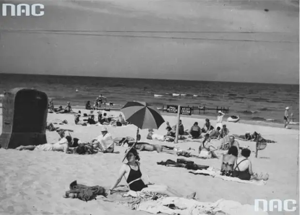 Польские пляжи перед войной