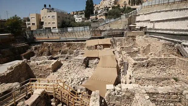 Раскопки парковки Гивати в Иерусалиме. Фото: Eliyahu Yanai, City of David