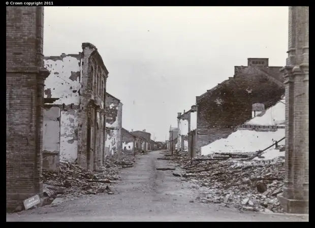 Рю де Тяньцзинь в руинах, квартал Французской концессии