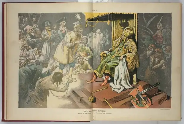 Карикатуры на Николая II в американском журнале "Puck" ("Пак")