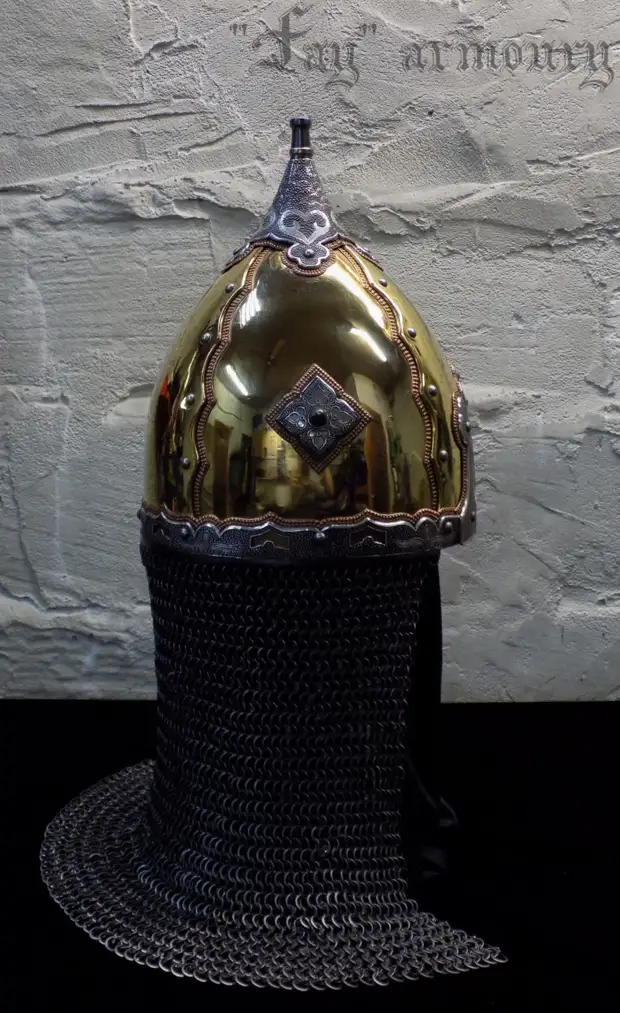 Шлем из кургана Чёрная могила, Чернигов, Х век.