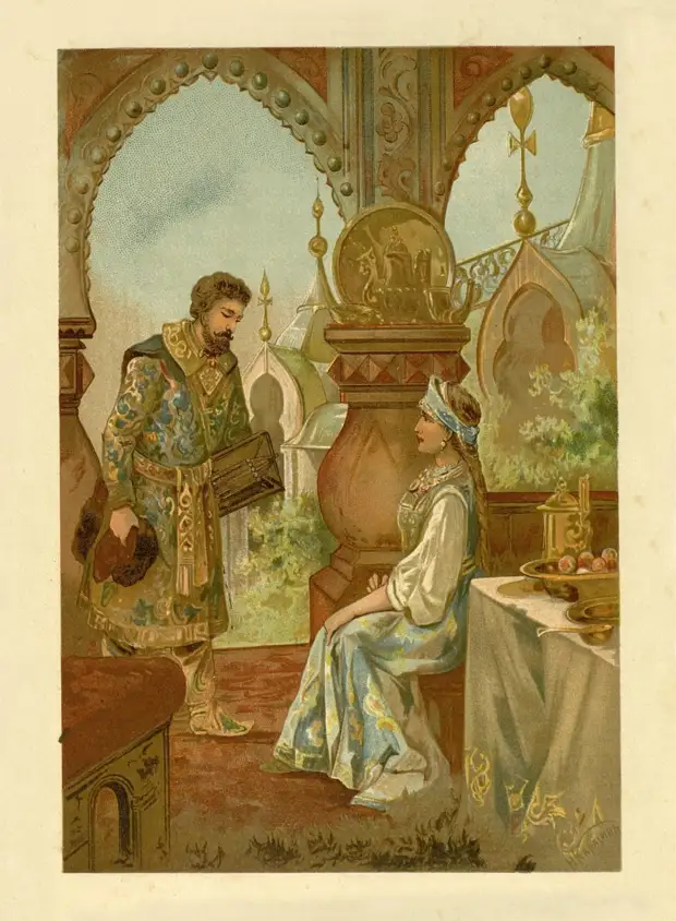 Русские богатыри в иллюстрациях 1912 год.