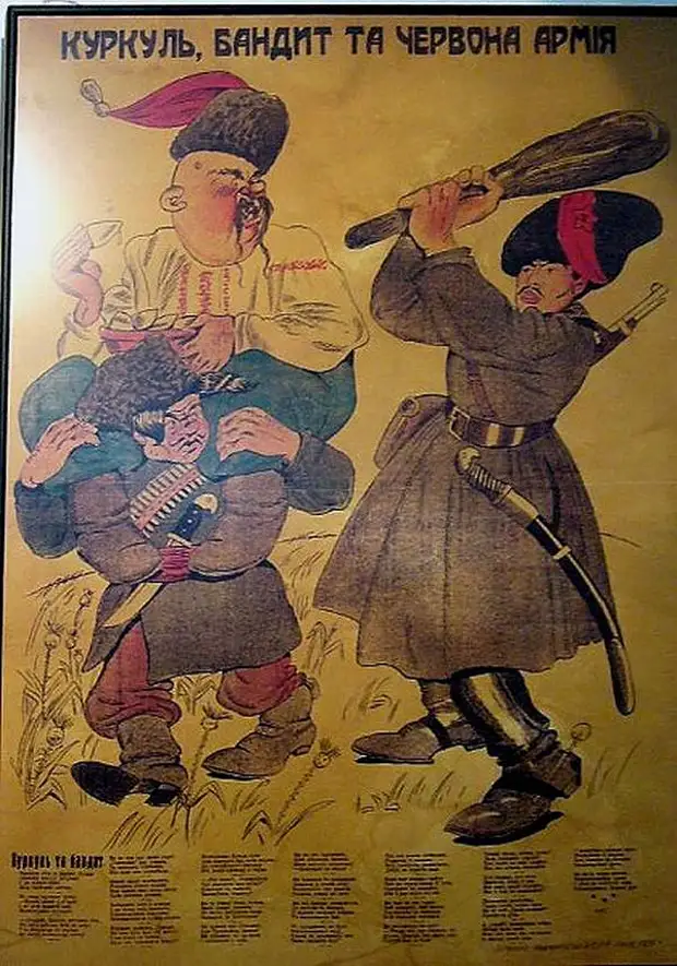 Плакаты периода Гражданской войны на Украине