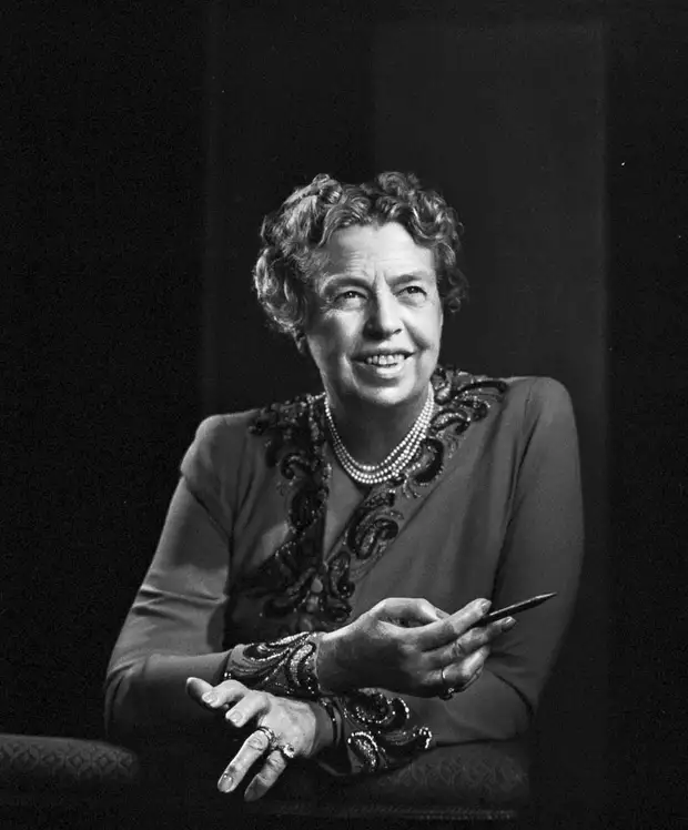 Eleanor Roosevelt by Yousuf Karsh