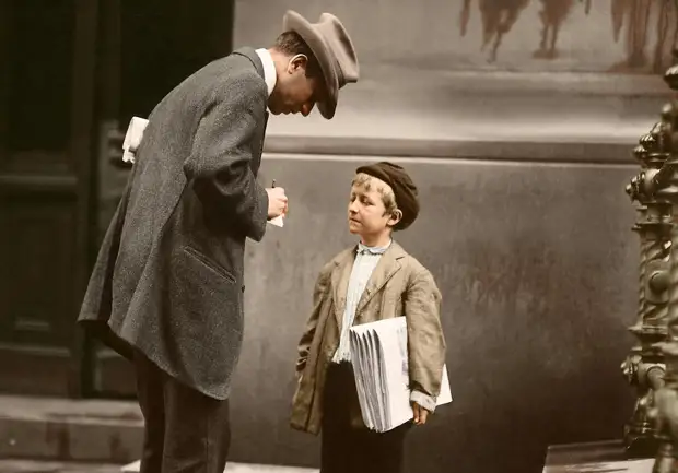 Фотографии детского труда, начала XX века