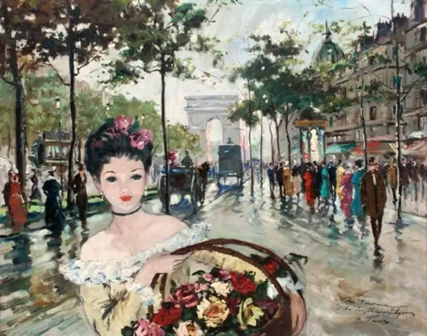 Парижские красавицы Francois Gerome (53 работ)