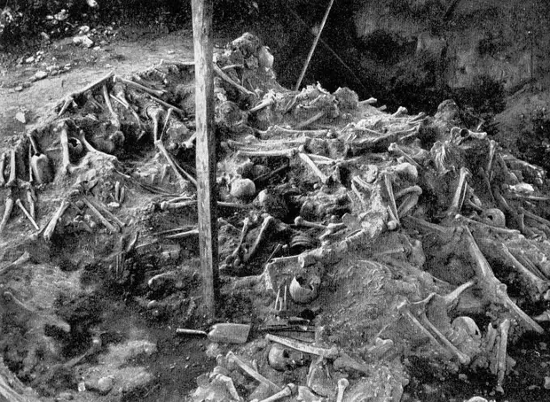 Битва при Висбю - экспонаты с раскопок с места сражения