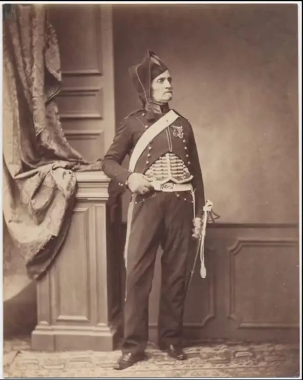 Месье Шмит, второй кавалерийский полк 1813-1814 гг. Фото: Brown University Library.