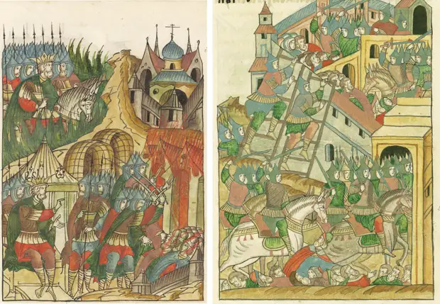 Почему Батый и Мамай изображены на средневековых миниатюрах в коронах?