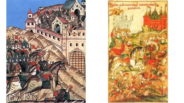 Почему Батый и Мамай изображены на средневековых миниатюрах в коронах?