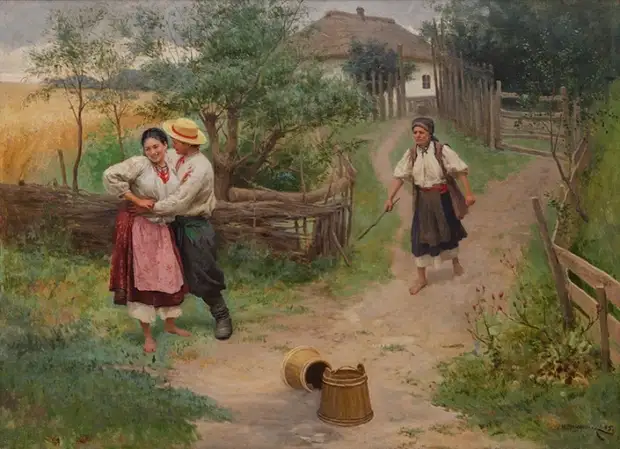 Любовные забавы в украинских селах 3 века назад: терки, секеляние, притулы…